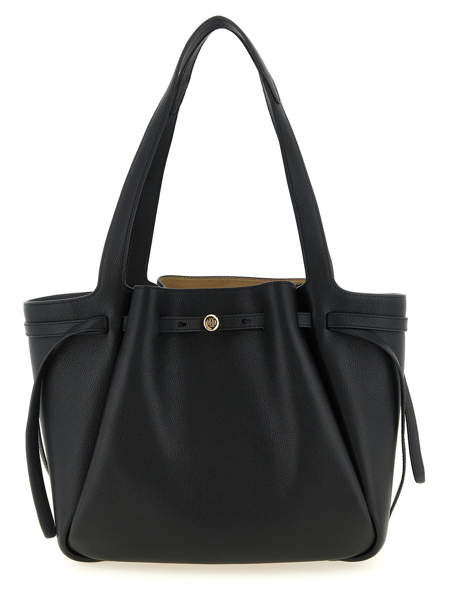 Black Cowhide Tote Bag
