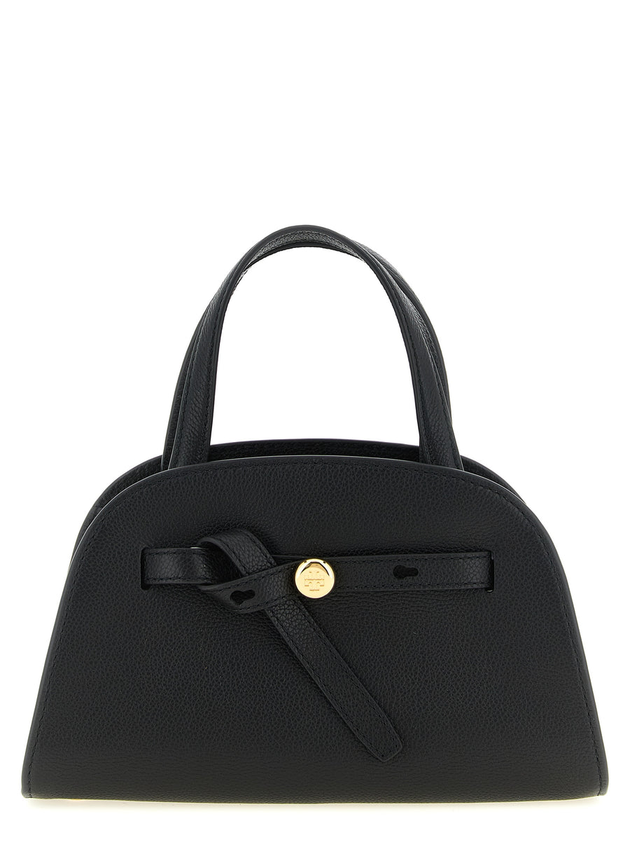 Black Cowhide Crossbody Bag