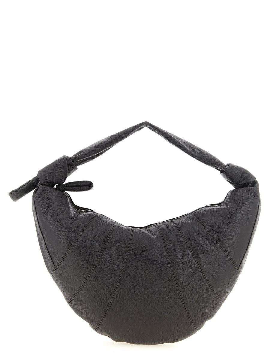 Brown Calfskin Shoulder Bag