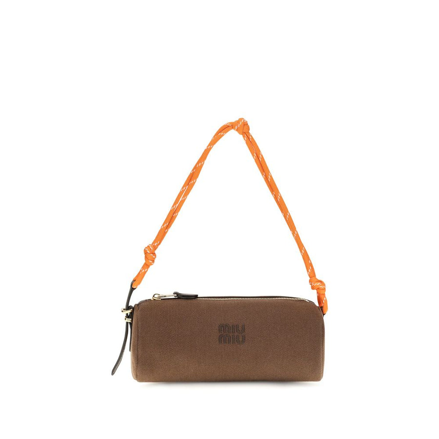 Brown Cotton Wallet
