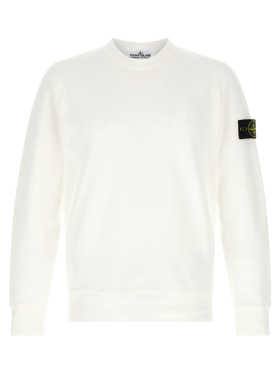White Cotton Sweatshirt Clothing