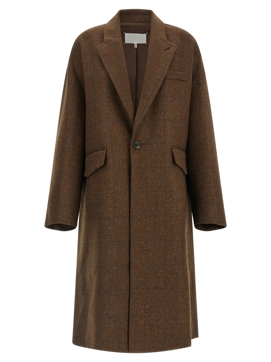 Brown Wool Coat Clothing