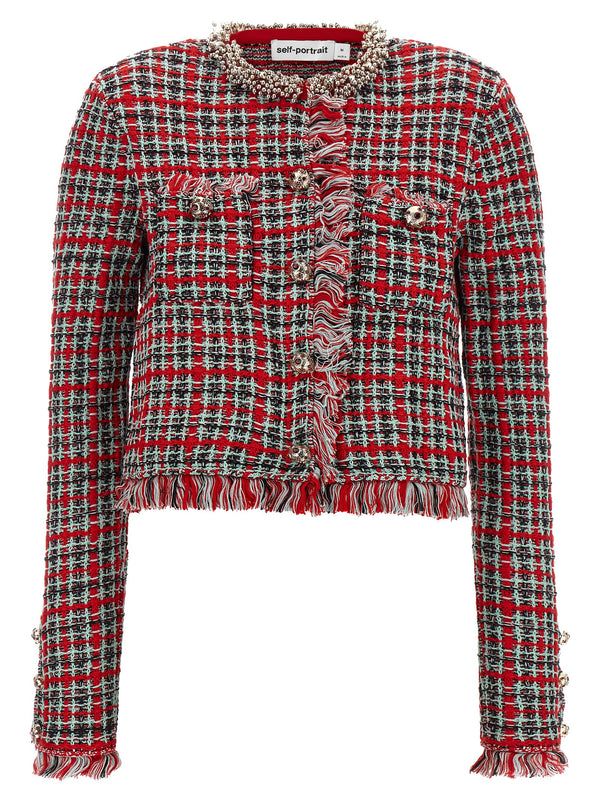 Multicolor Cotton Full-Length Jacket Clothing