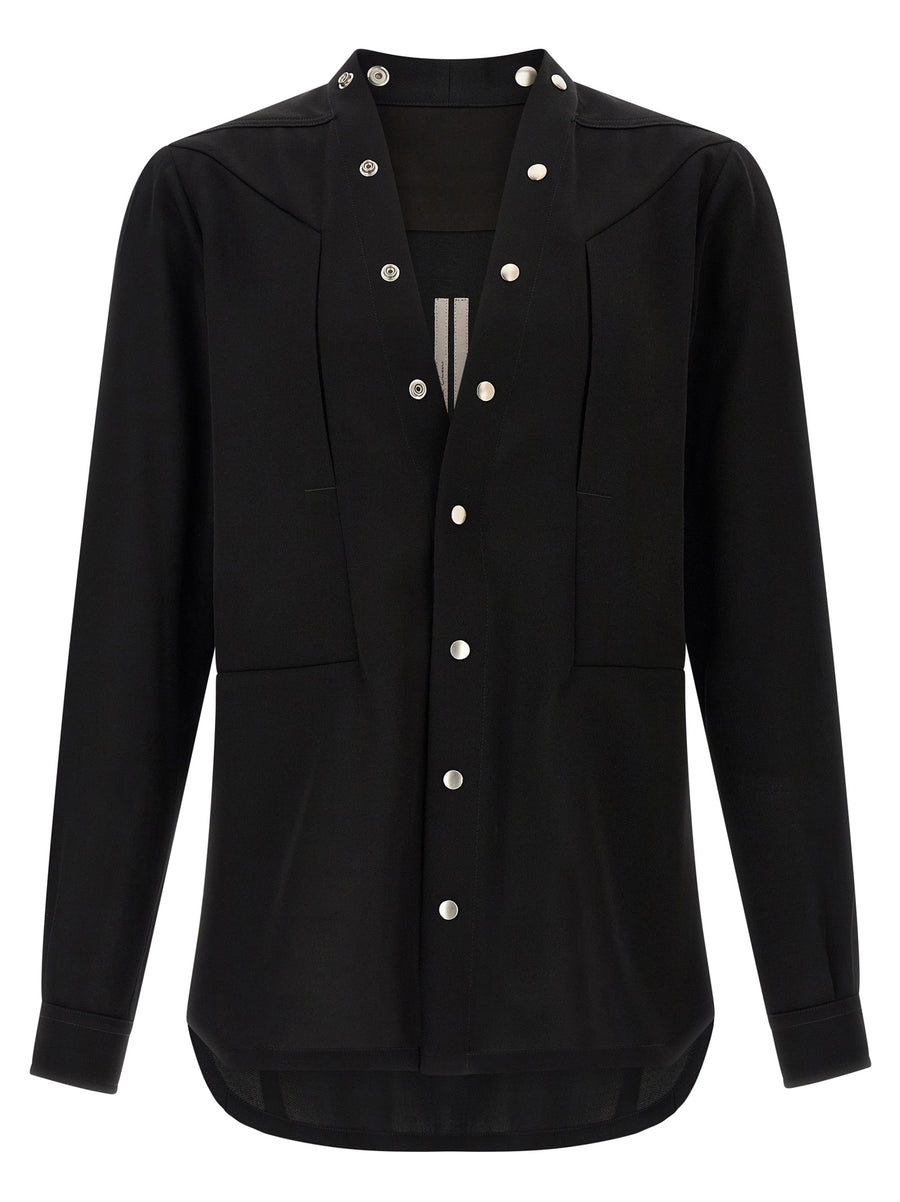 Black Cotton Blouse