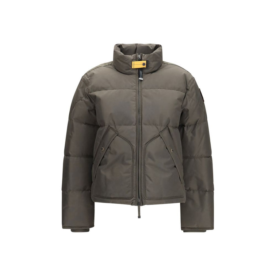 Bicolor Polyamide Full-Length Jacket Clothing