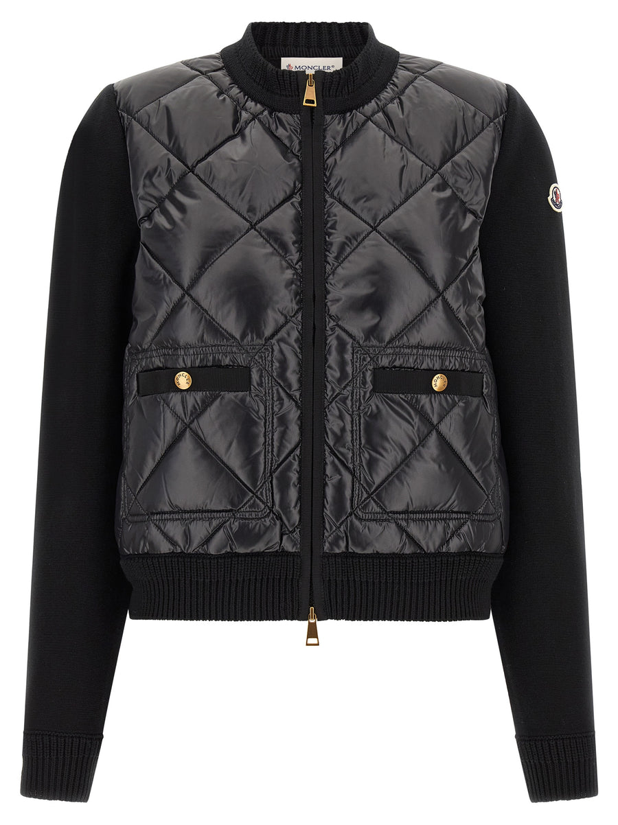 Black Polyamide Cardigan Clothing