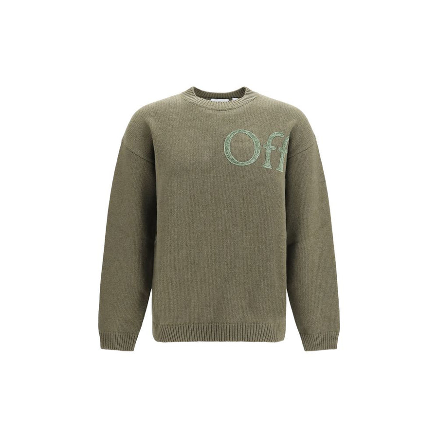 Bicolor Wool Oves Aries Sweatshirt Clothing