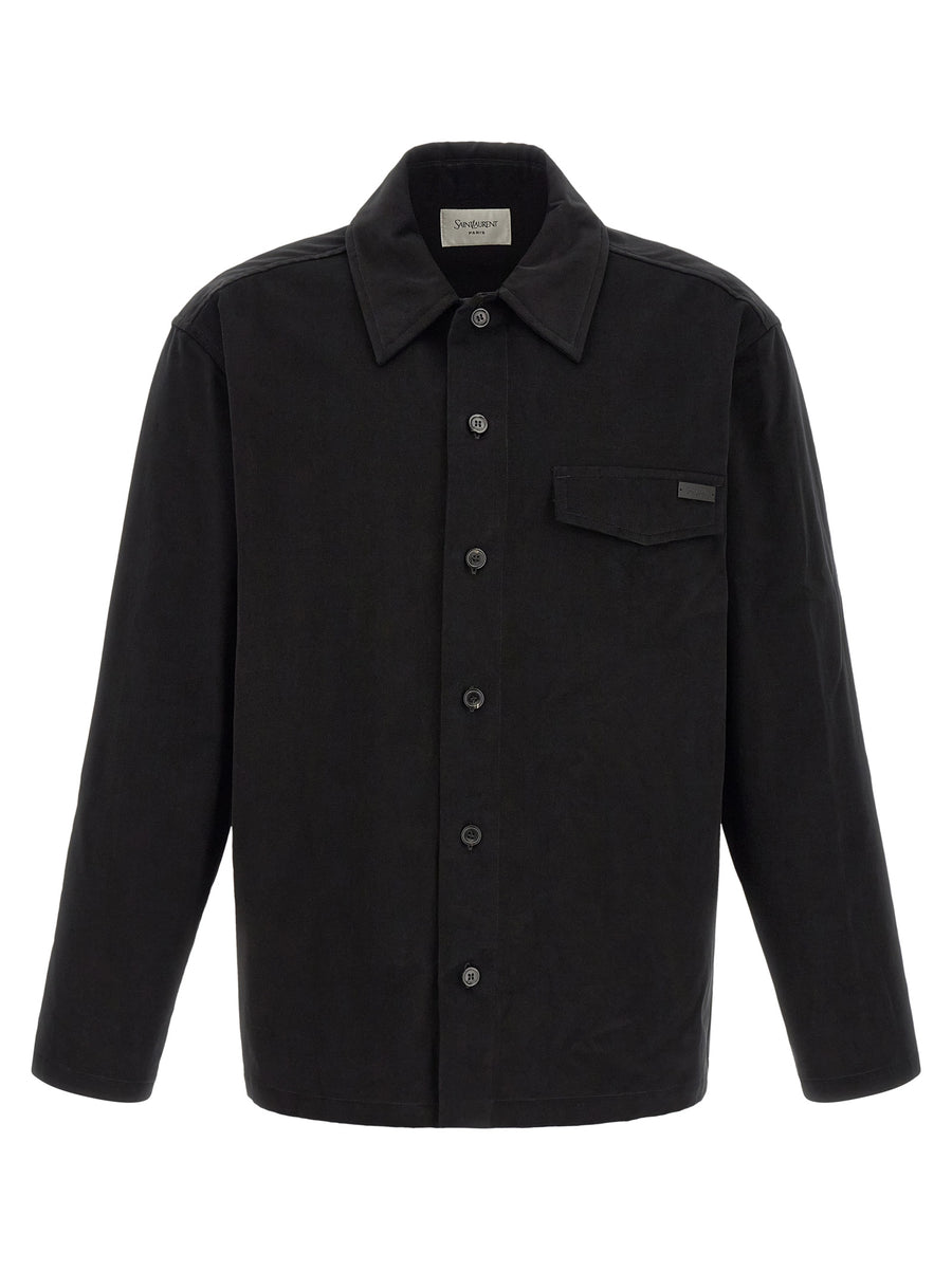 Black Cotton Blouse