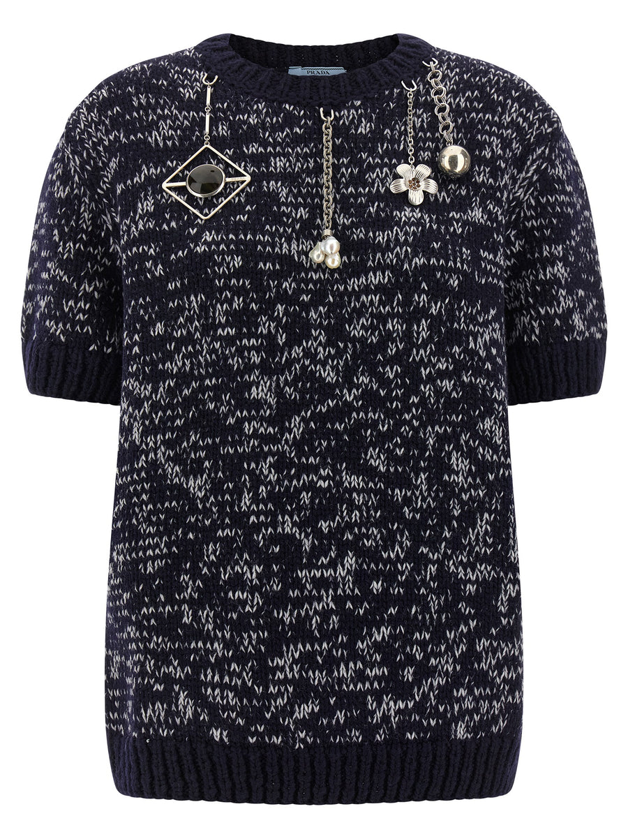 Multicolor Virgin Wool Cardigan Clothing