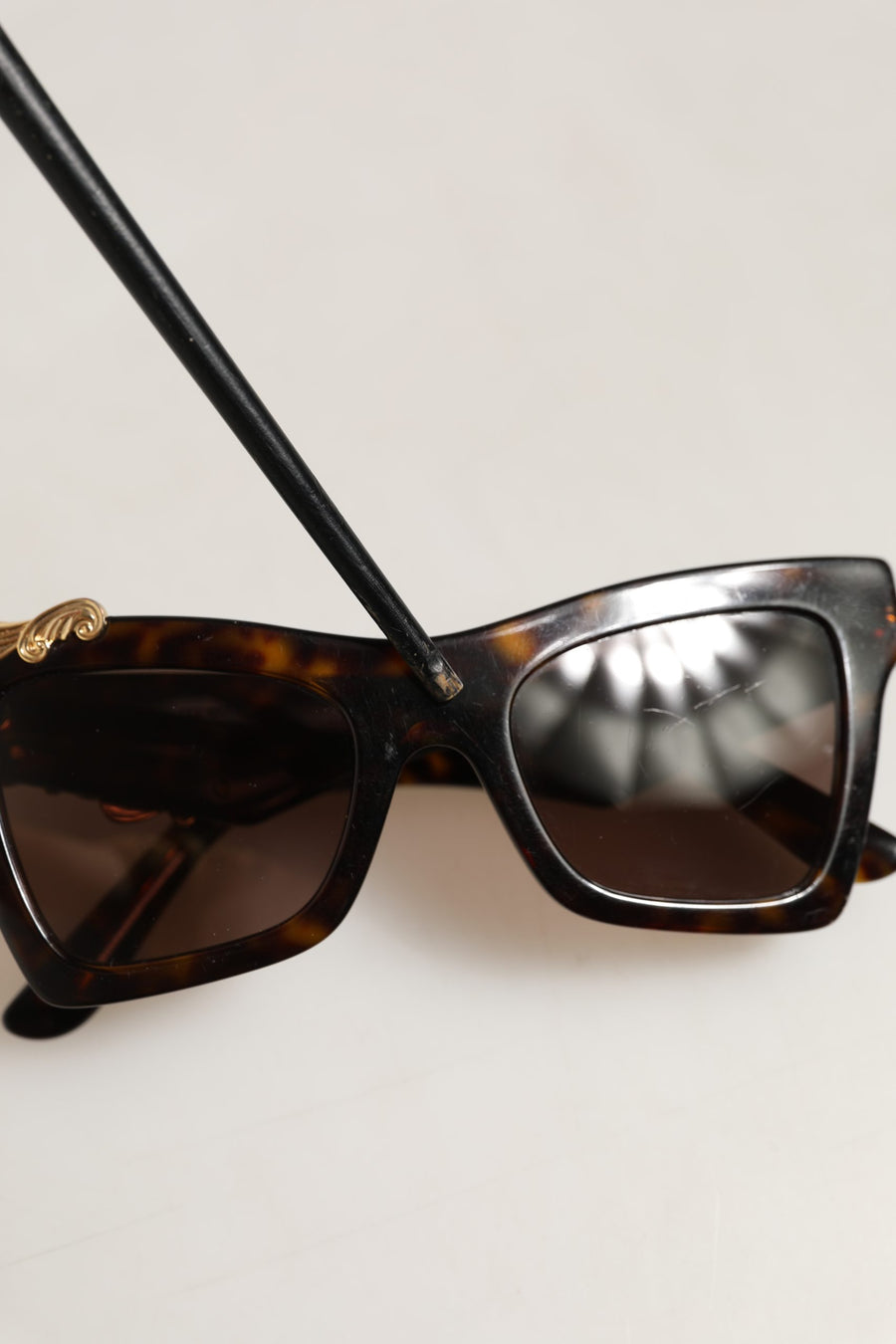 Brown Dg4434 Accent Havana Acetate Frame Sunglasses Glasses And