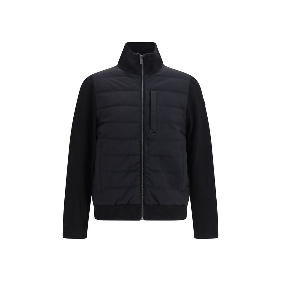 Black Viscose Full-Length Jacket Clothing