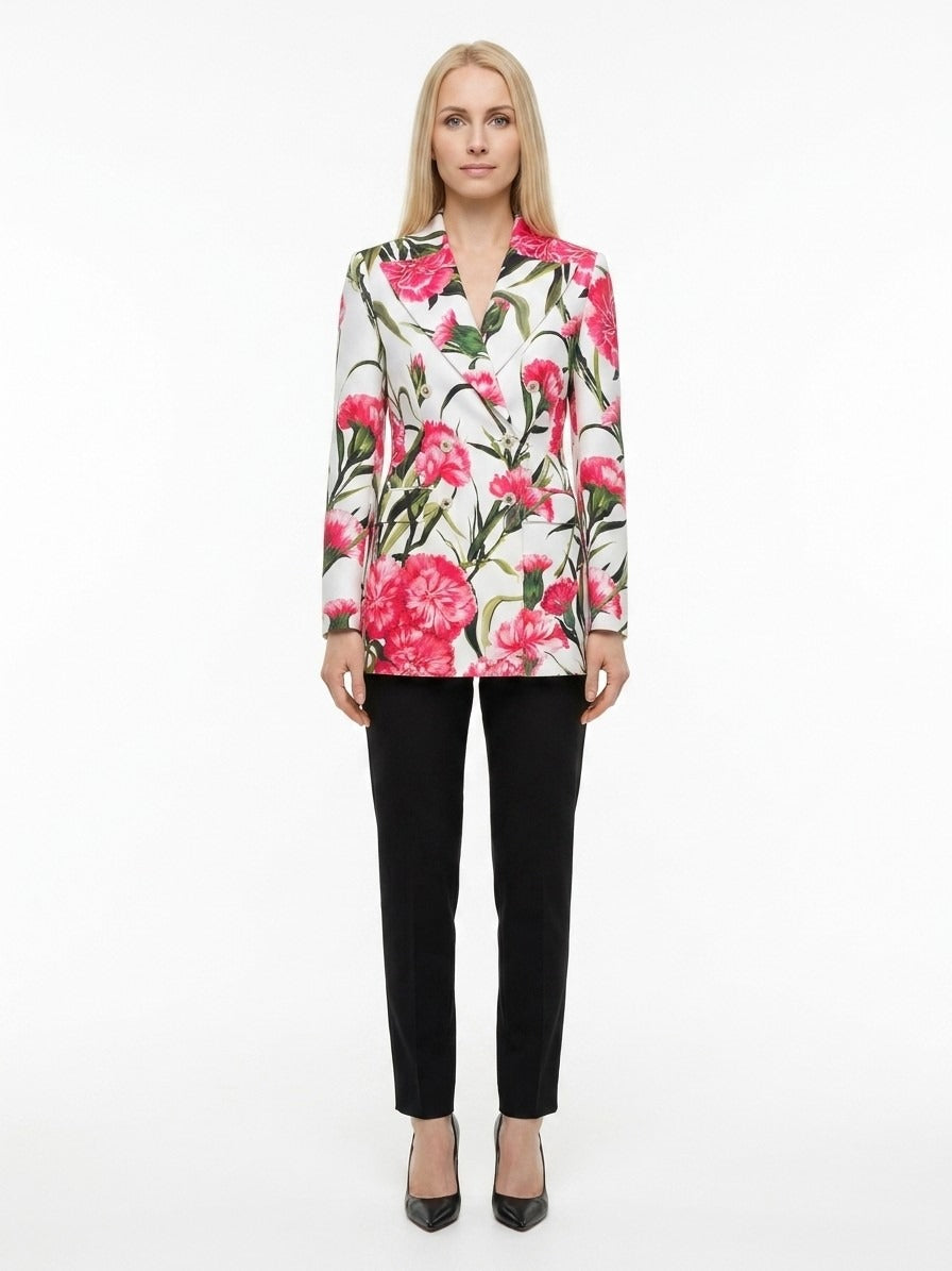 Multicolor Elastane Blazer Clothing