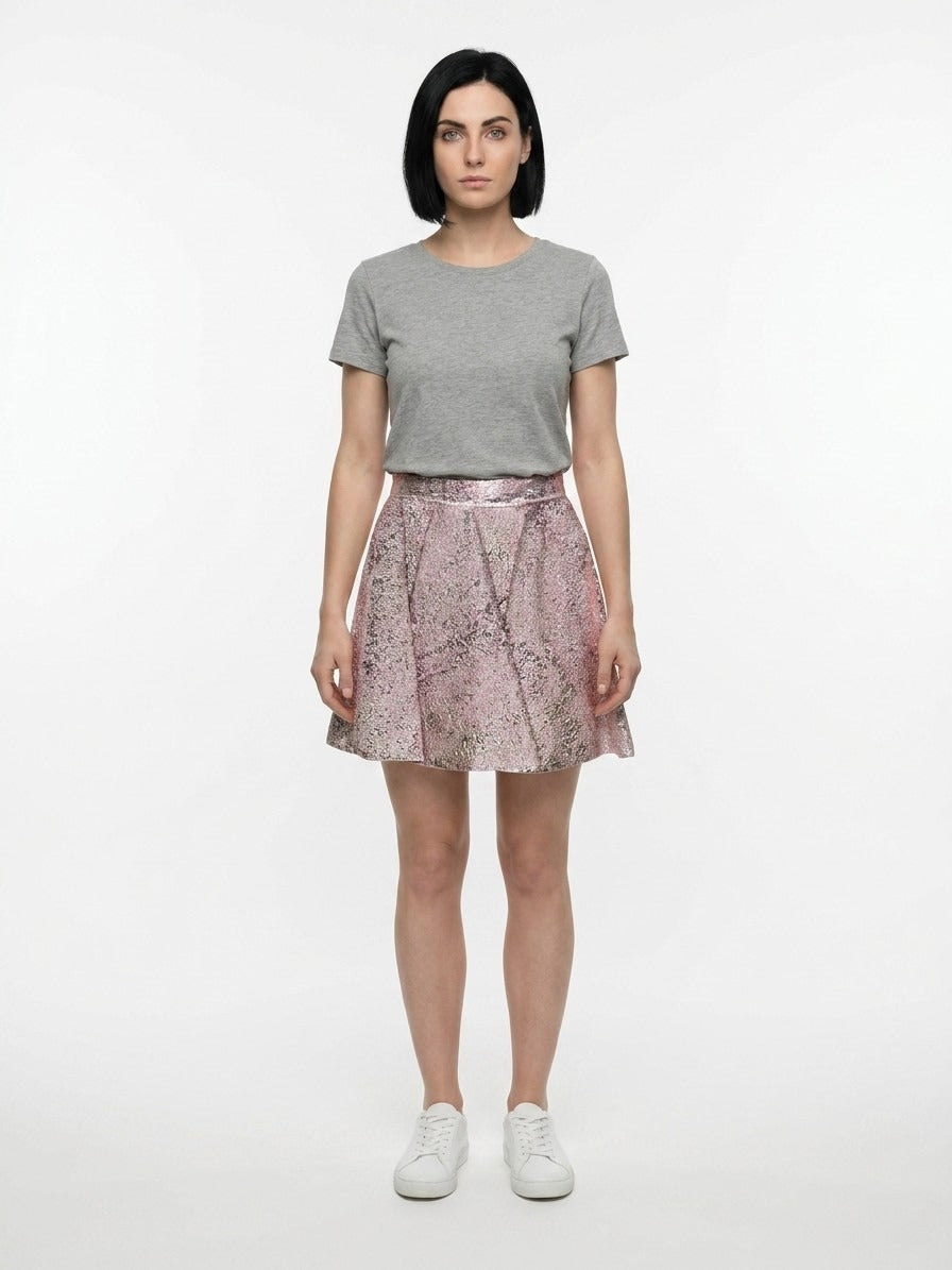 Multicolor Polyamide Mini Skirt
