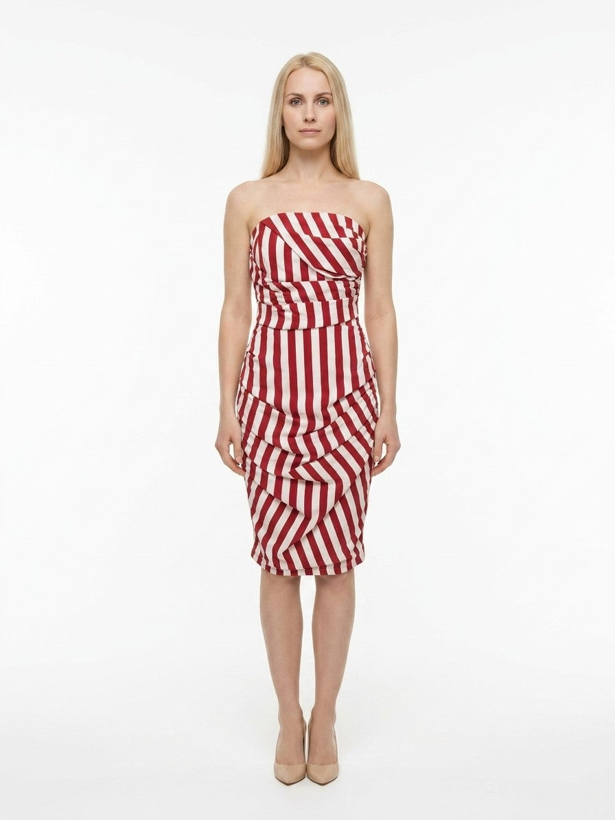 Multicolor Elastane Casual Dress