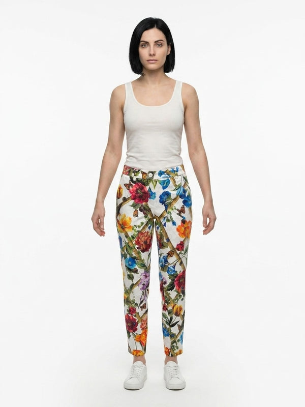 Multicolor Cotton Joggers (workout Pants)