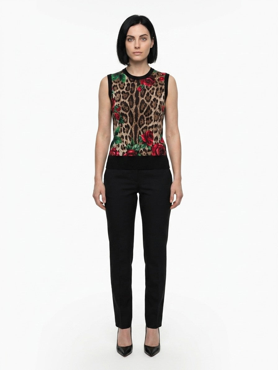 Multicolor Silk Tank Tops