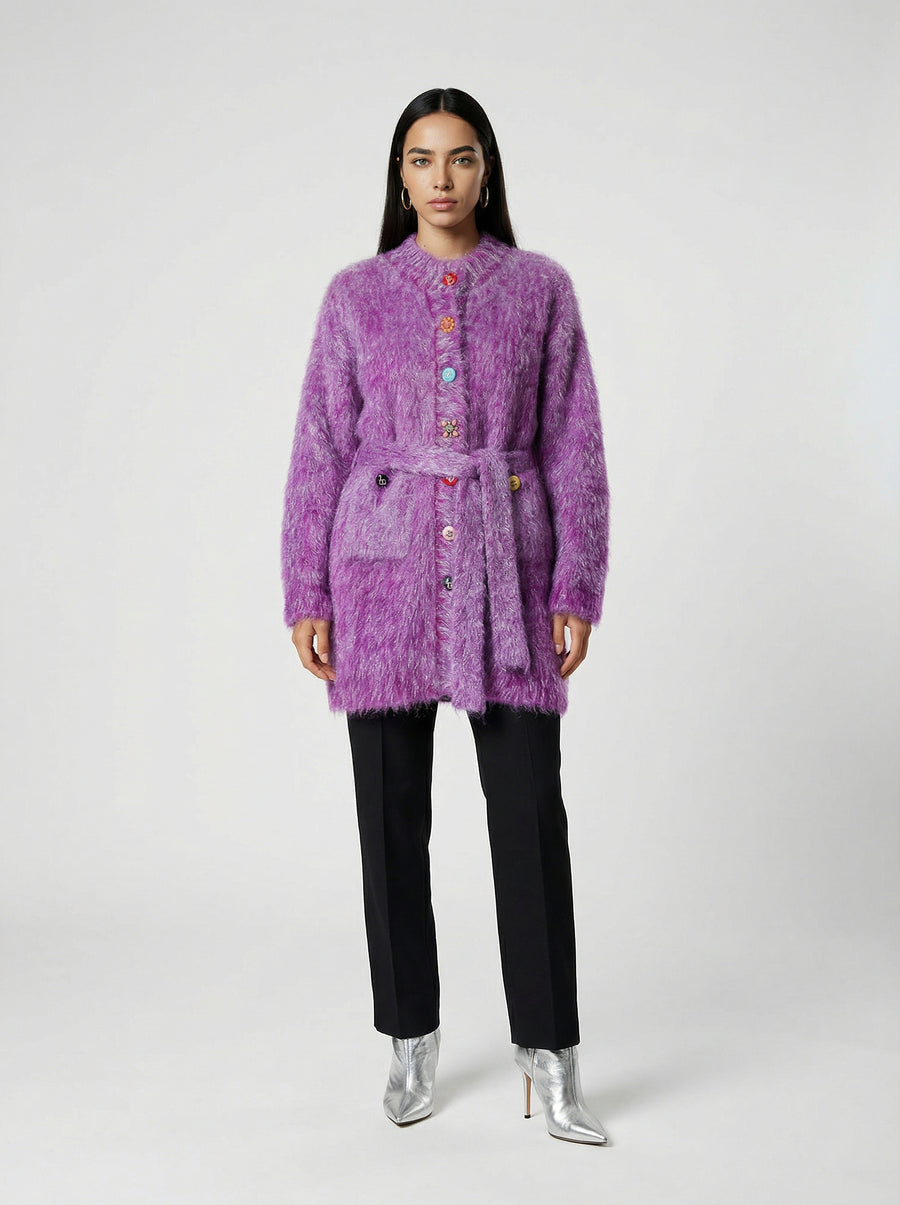 Multicolor Polyamide Cardigan Clothing