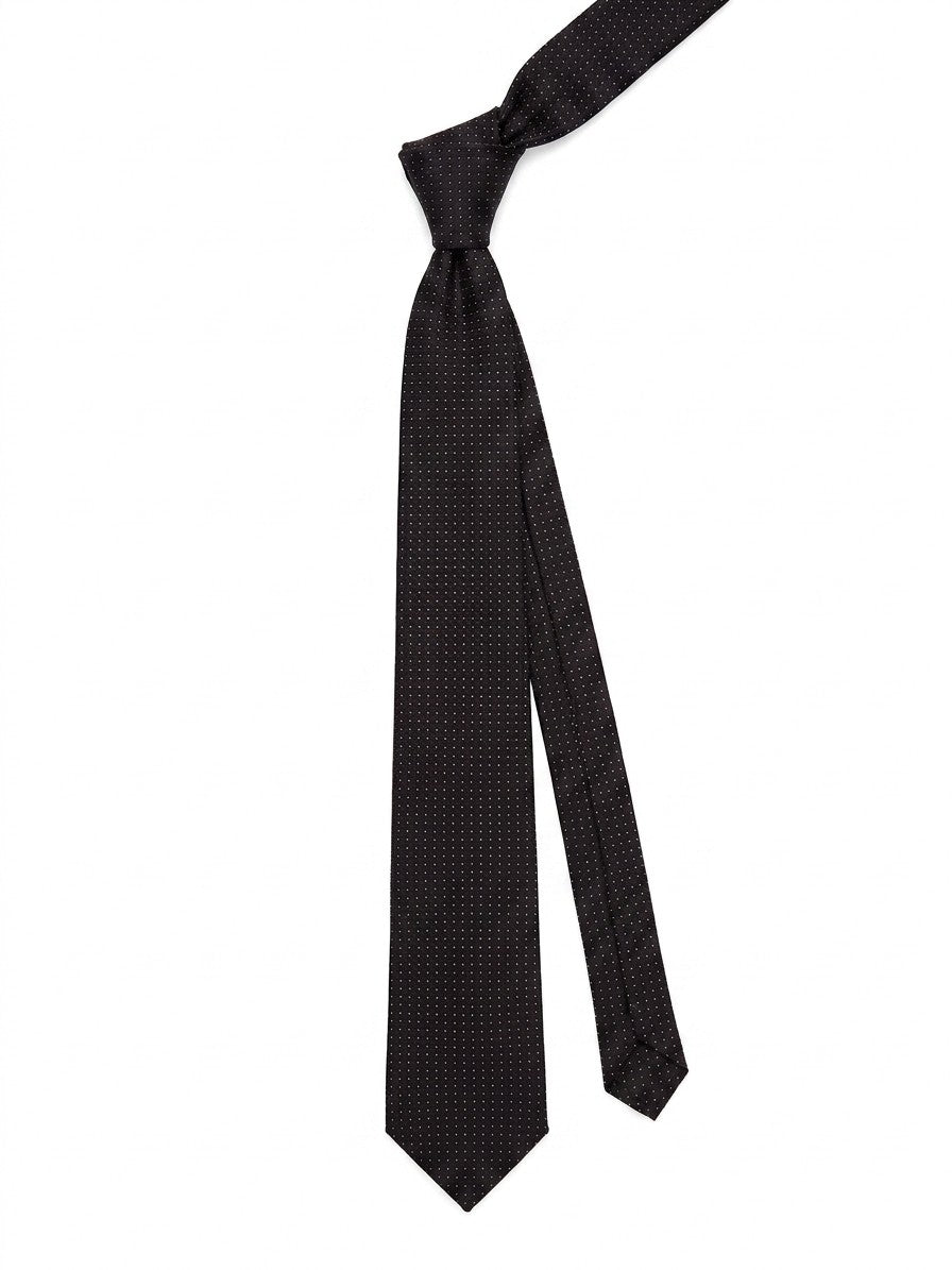 Black Silk Tie