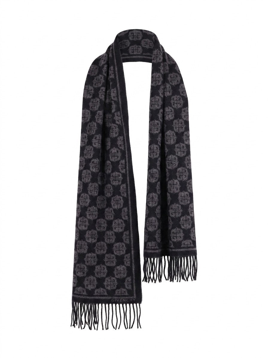 Black Wool Scarf