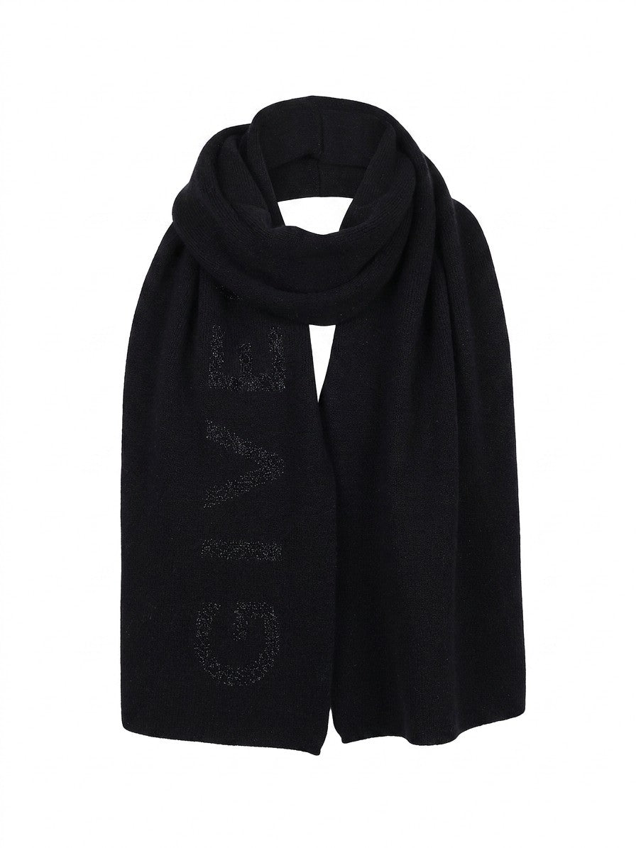Black Wool Scarf