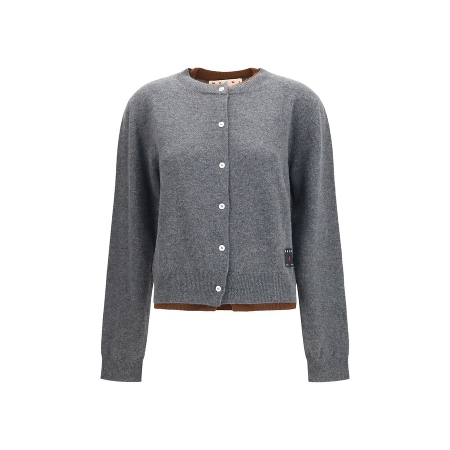 Gray Cashmere Cardigan Clothing
