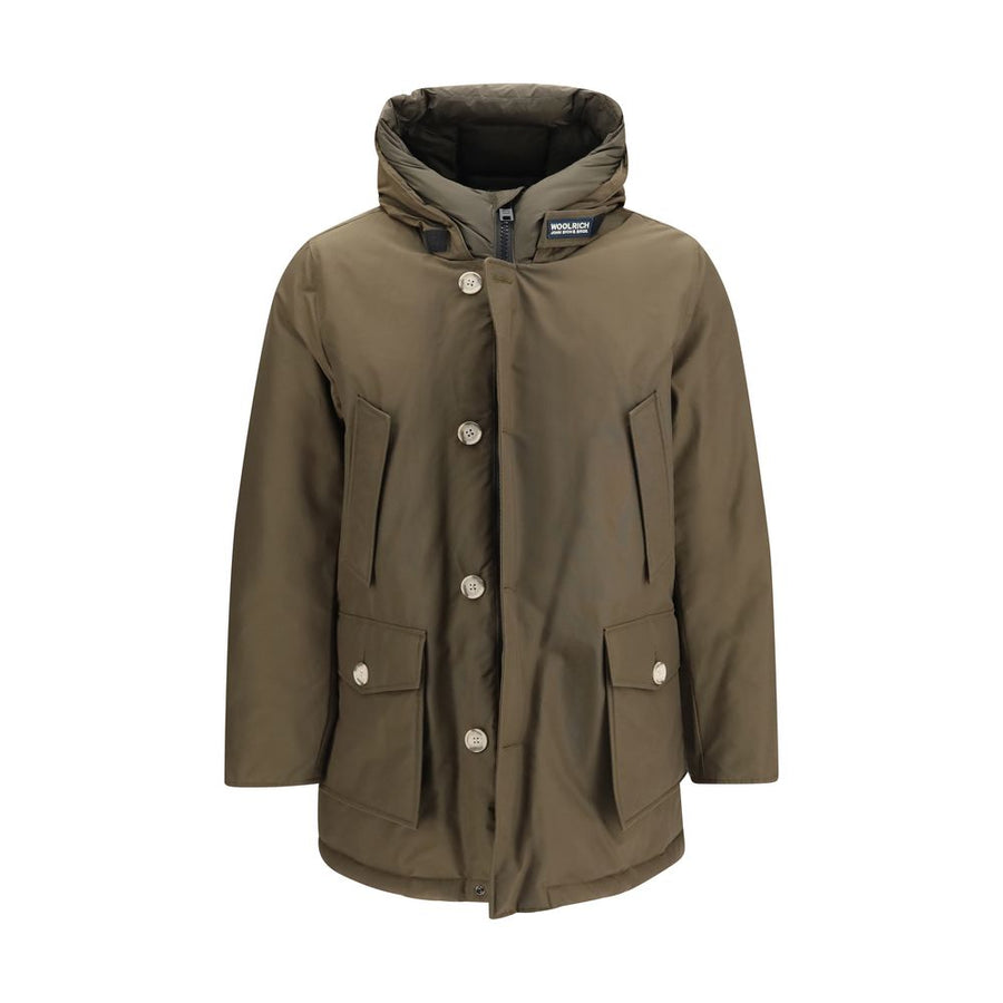 Bicolor Goose Down Coat Clothing