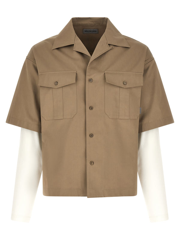 Beige Cotton Blouse