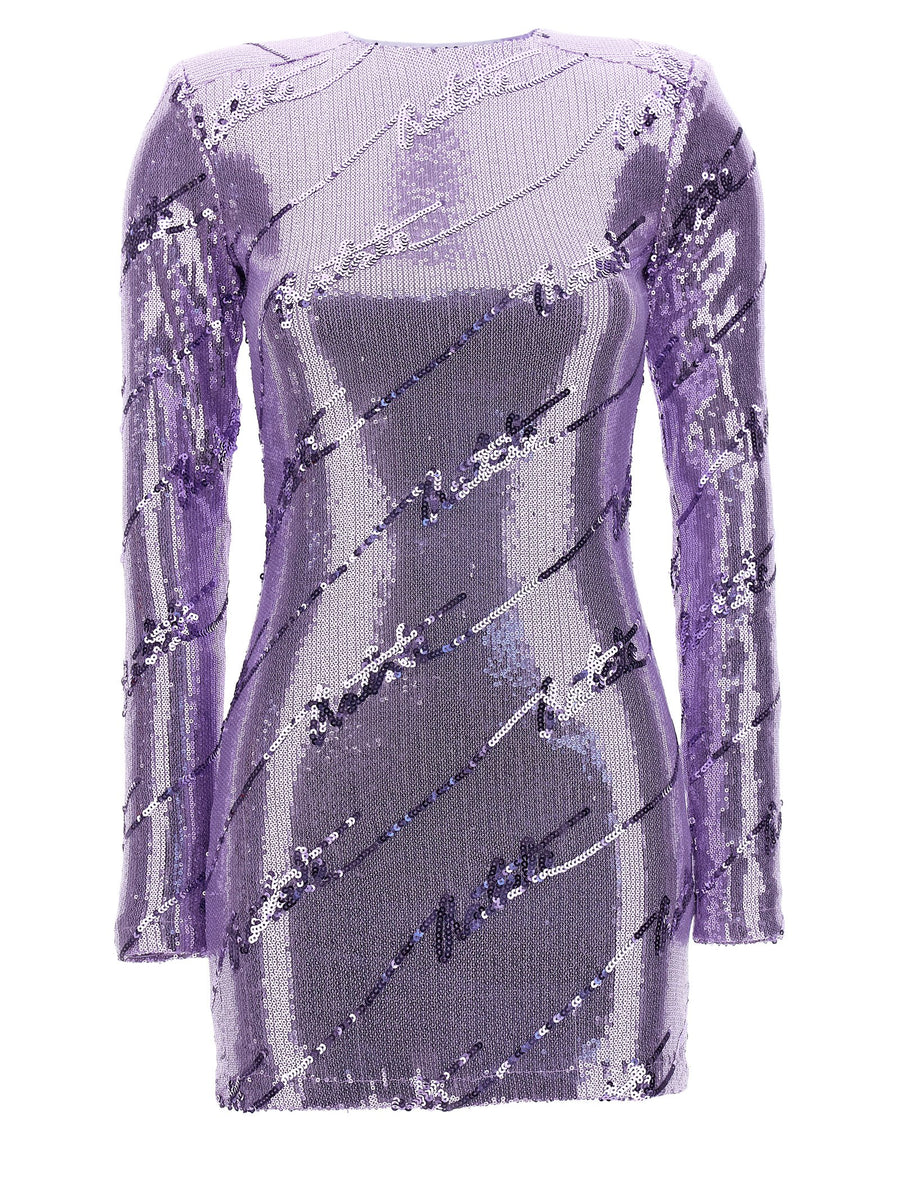 Rotate Birger Christensen Sequin Dress — Purple