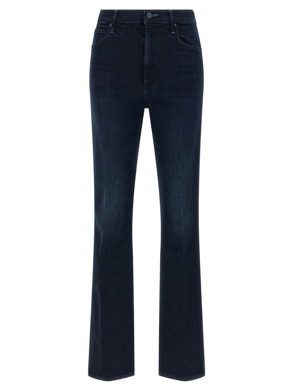 Mother Smokin Skimp Jeans — Navy