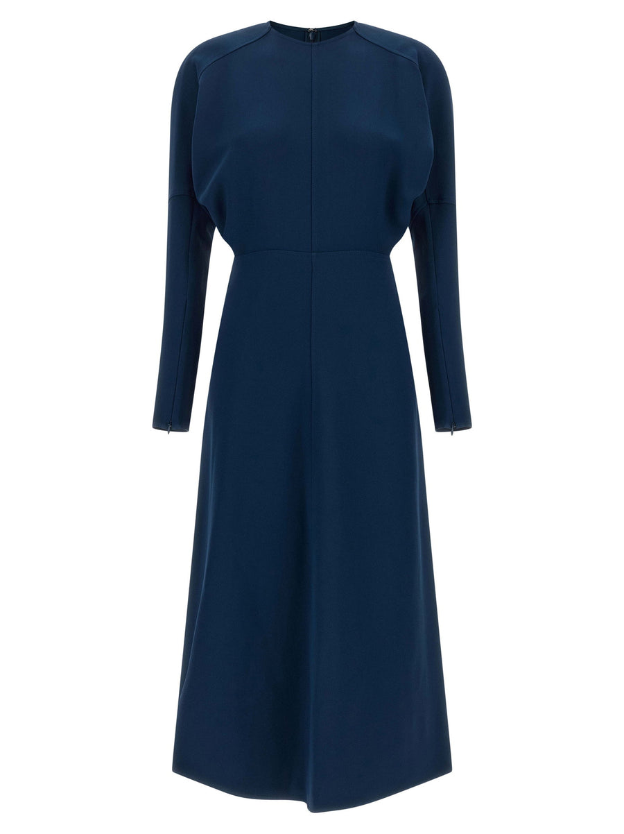 Victoria Beckham Dolman Sleeve Dress — Navy