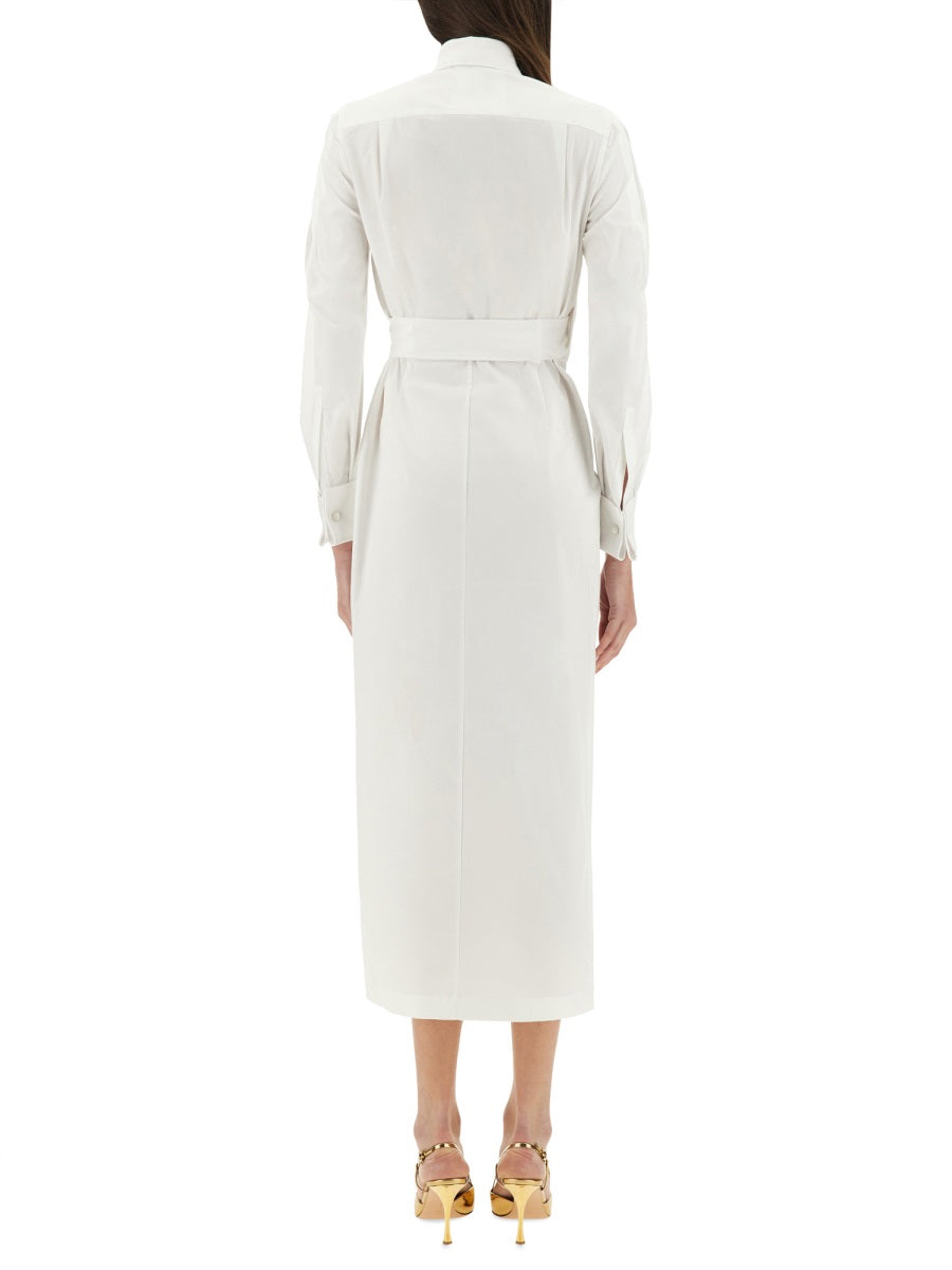 Dress Balzac White Cotton