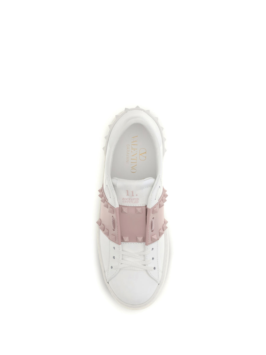 Sneakers Open Rockstud White-Water Rose White/water Rose/white Upper: Calf Leather Trainers