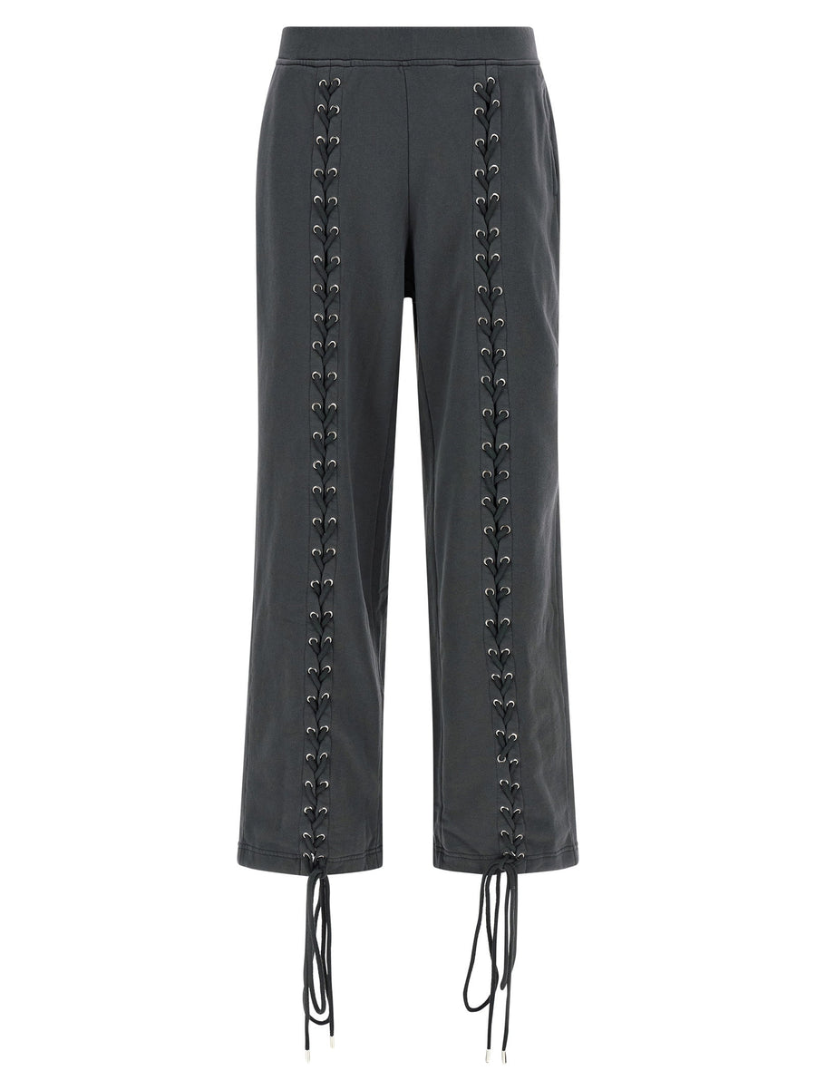 Rotate Birger Christensen Laced Trousers — charcoal