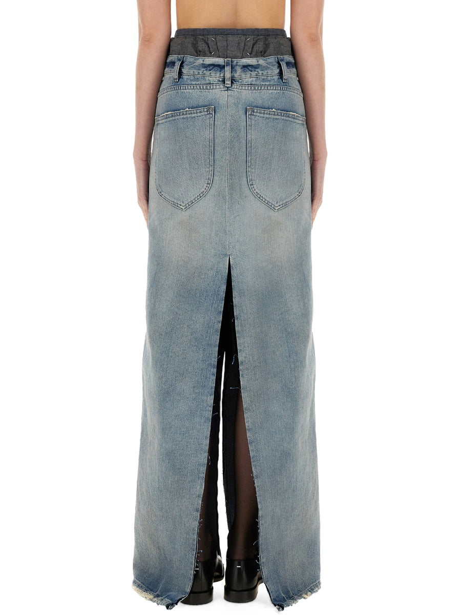 Denim Skirt: Anonymity Of The Lining Cotton