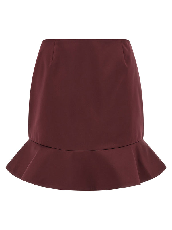 Rotate Birger Christensen skirt in burgundy
