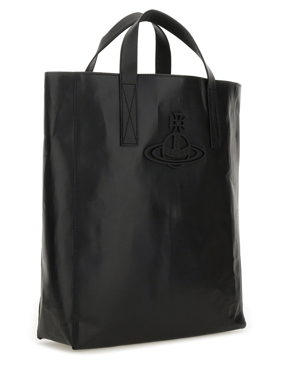 Medium Sarah Tote Bag Black Cow Leather Handbags