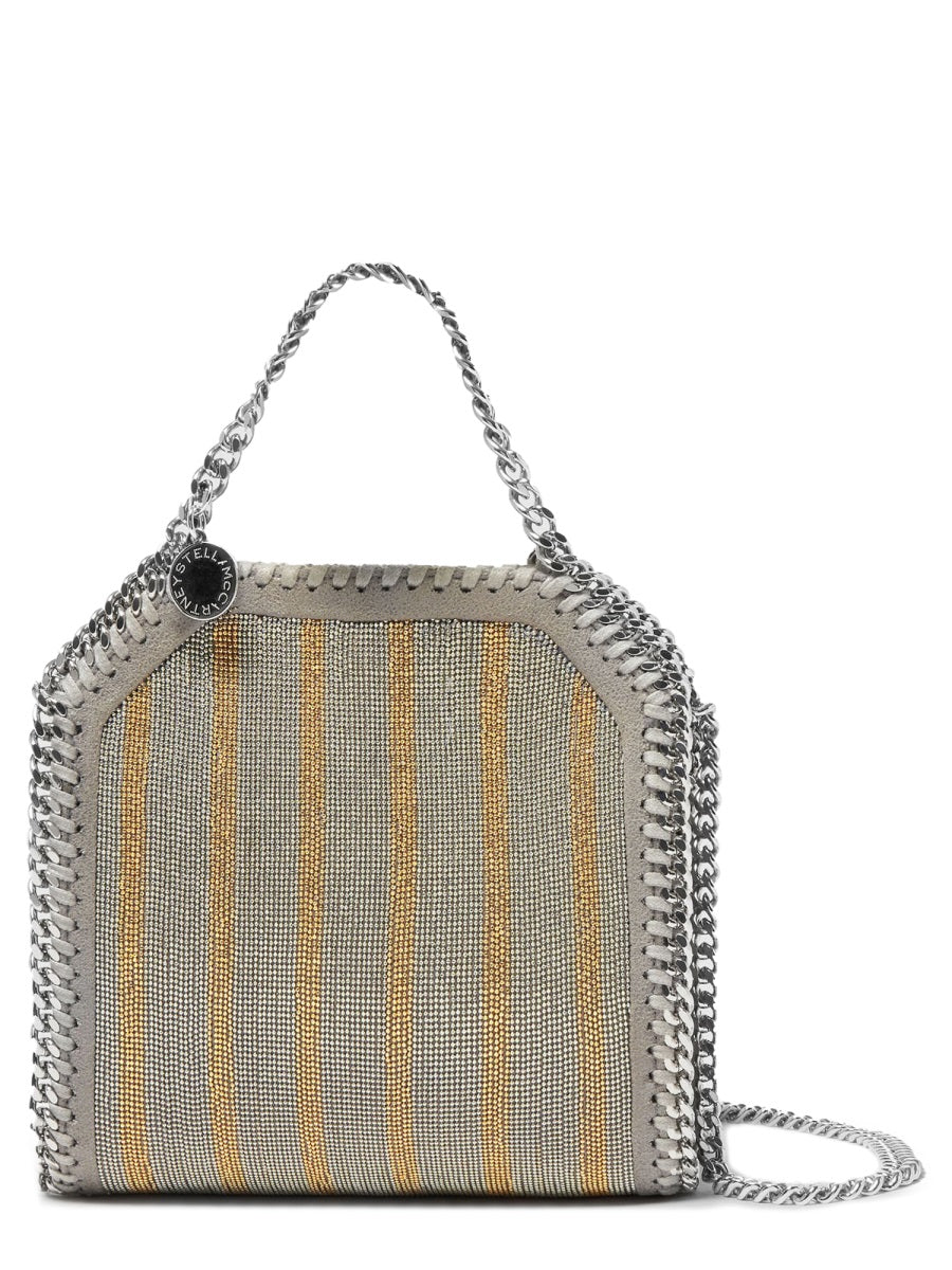 Micro Tote Bag Grey Polyester Handbags