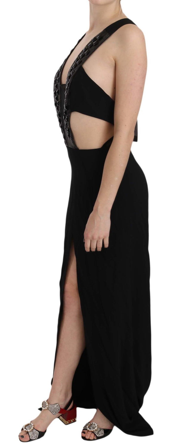 John Richmond 80% Acrylic dress in black