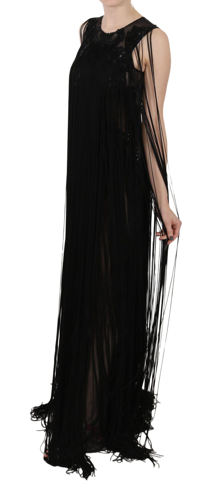John Richmond 100% Silk dress in black