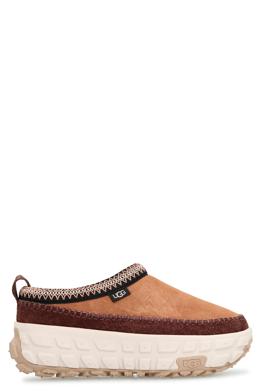Venture Daze Sheepskin Clog Brown And Suede; Eva Sole Slippers