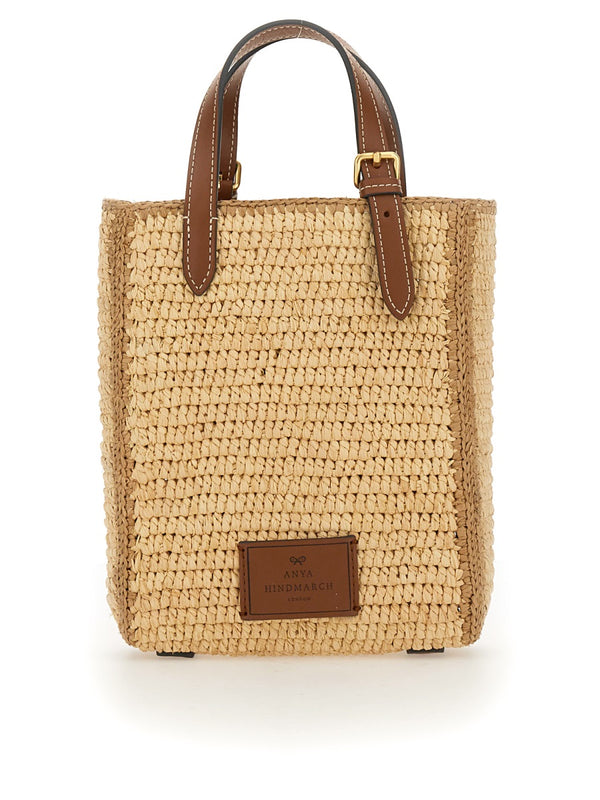 Tote Bag Eyes Beige Handbags
