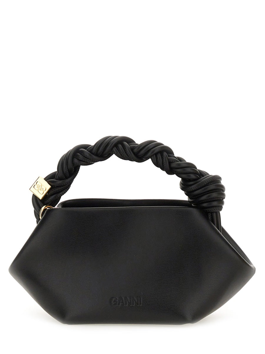 Mini Leather Bag Bou Black Recycled Handbags