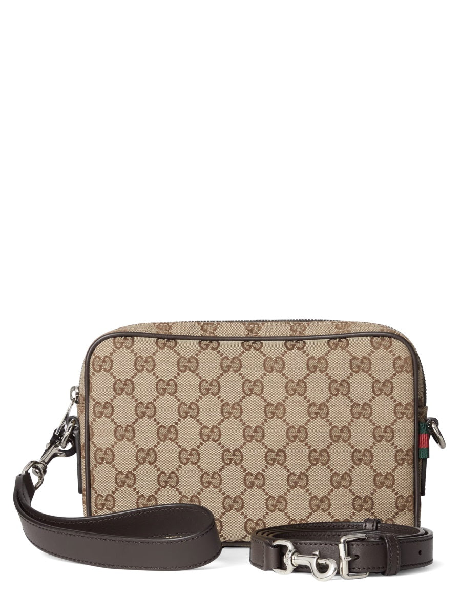 Shoulder Bag Gg Brown Polyester