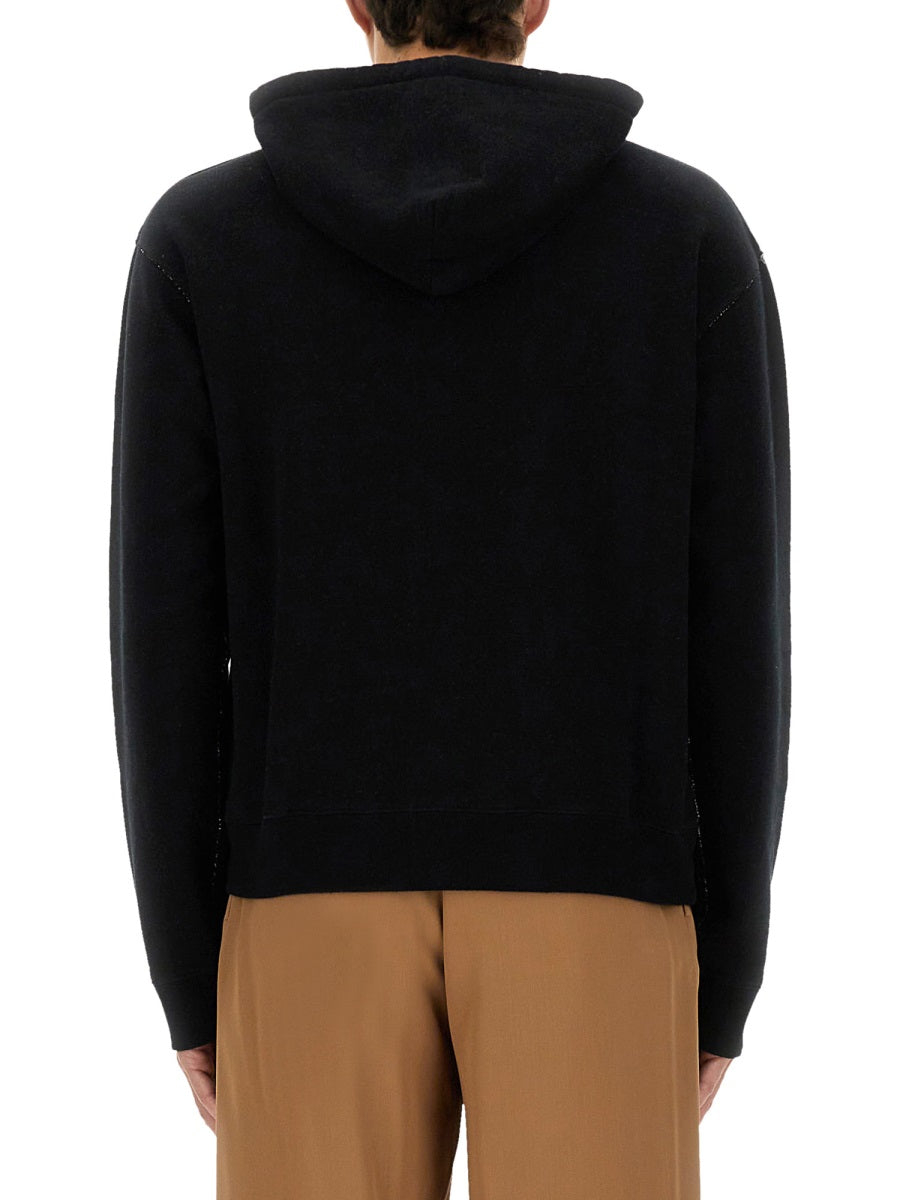 Hoodie Cotton Black Jumpers
