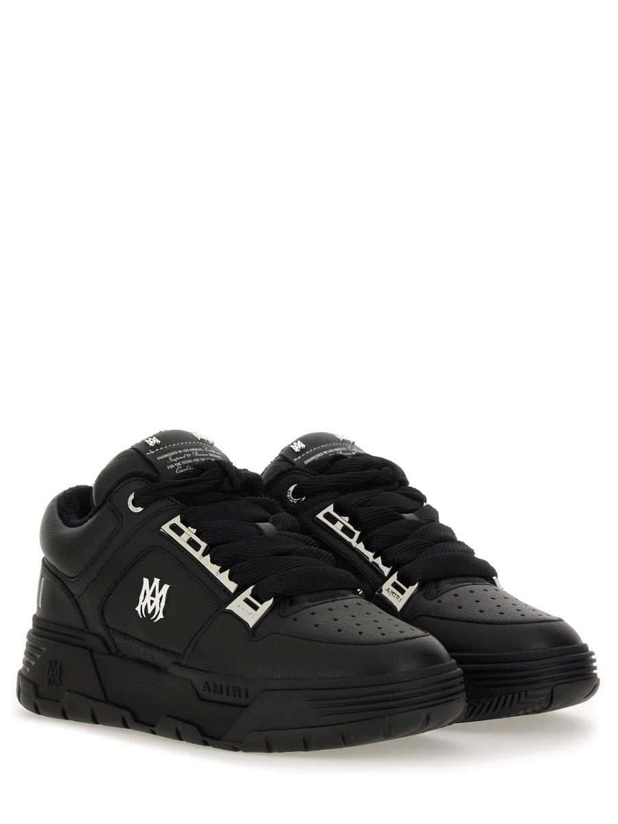 Sneakers Ma-1 Black Leather Bovine Trainers