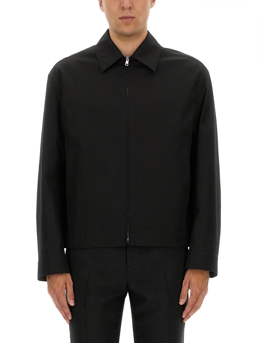 Cotton Twill Jacket Black