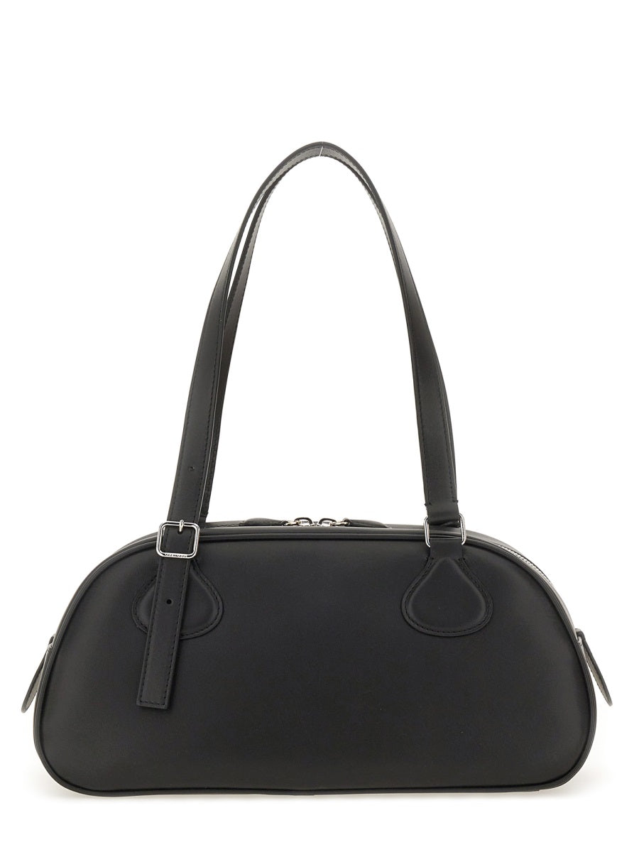 Bowling Bag Friday Medium Black Main Material: Calf Leather Shoulder