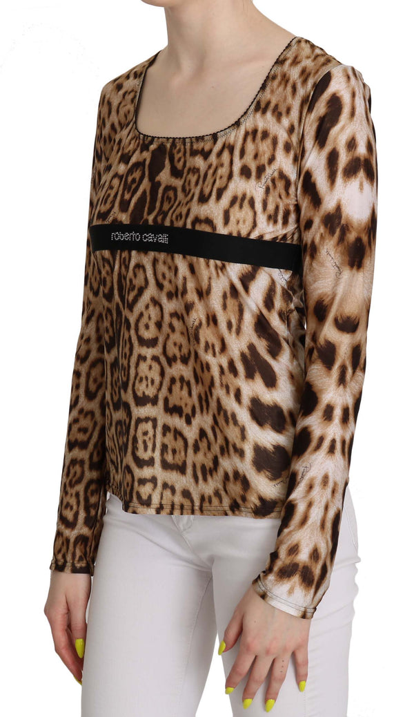 Roberto Cavalli 75% Polyamide blouse in brown