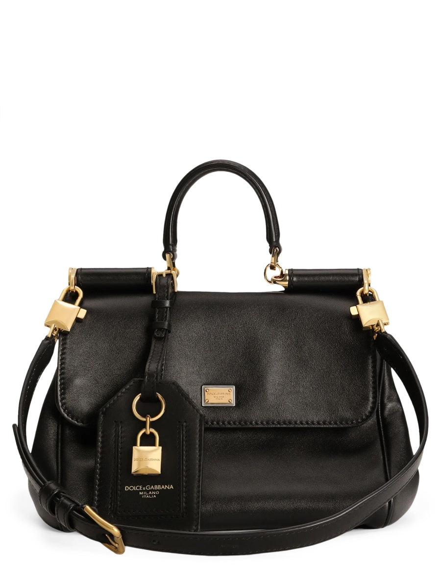 Handbag My Sicily Black Pvc Shoulder Bags