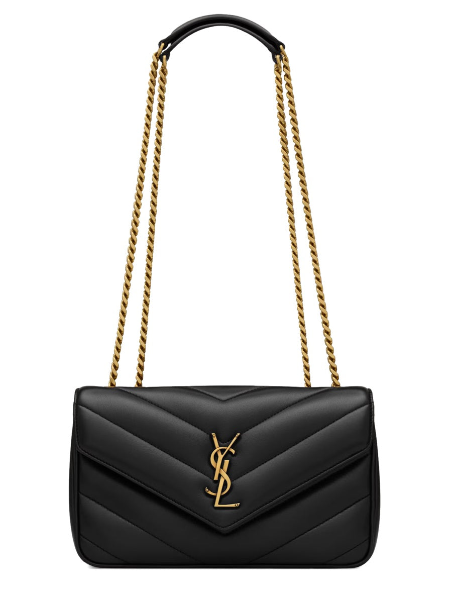 Shoulder Bag Loulou Small Black Leather